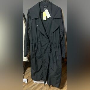 All in Motion Women's Black Trench Coat